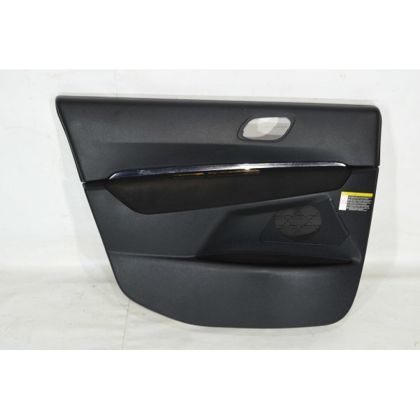 Forro De Porta Dianteiro Esquerdo Peugeot 3008 Thp 1.6 2011 Preto