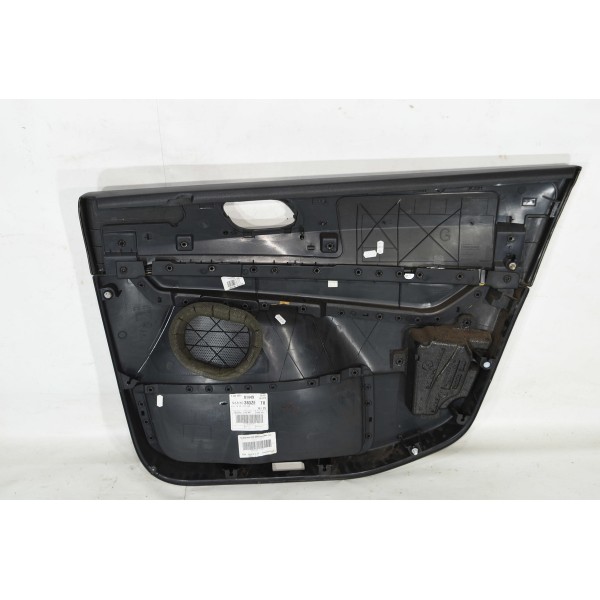 Forro De Porta Dianteiro Esquerdo Peugeot 3008 Thp 1.6 2011 Preto