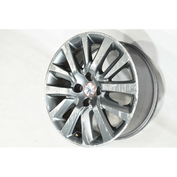 Roda Aro 17 Peugeot 308 408 Roland Garros 1.6 Thp 2017 Ler Prateado