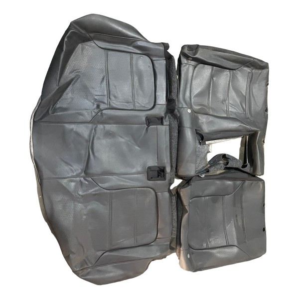 Par Capa Couro Original Banco Traseiro Vw Jetta 1.4 Tsi 18 Preto