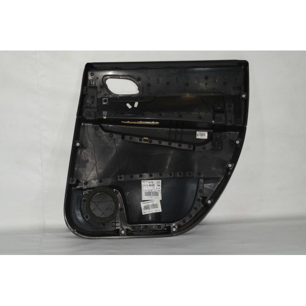 Forro De Porta Traseiro Esquerdo Peugeot 3008 Thp 1.6 2014 Preto