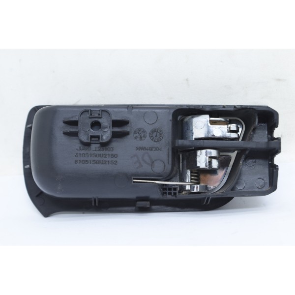 Maçaneta Porta Interna Dianteira Esquerda Jac J6 1.5 11 Preto/prateado Dianteira
