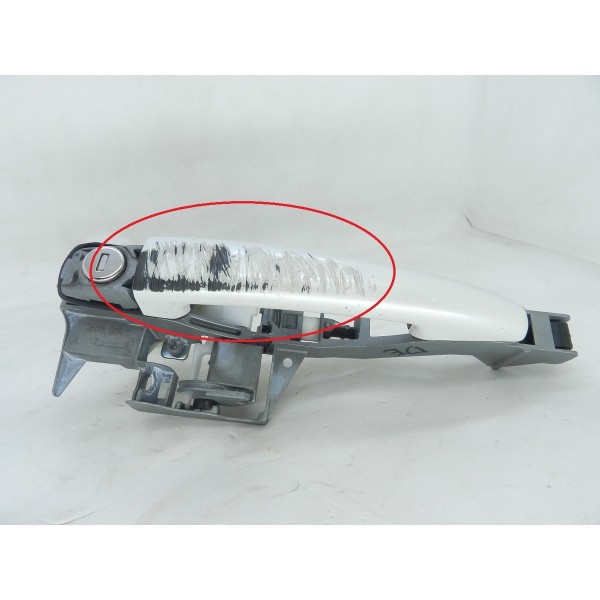 Maçaneta Externa Dianteira Esquerda Peugeot 3008 Thp 1.6-ler Branco