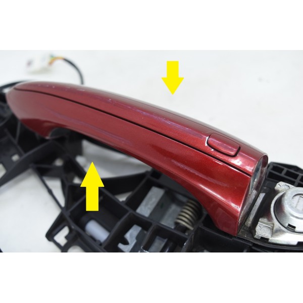 Maçaneta Externa Dianteiro Esquerdo Gm Cruze 1.4 Turbo 2018 Vermelho