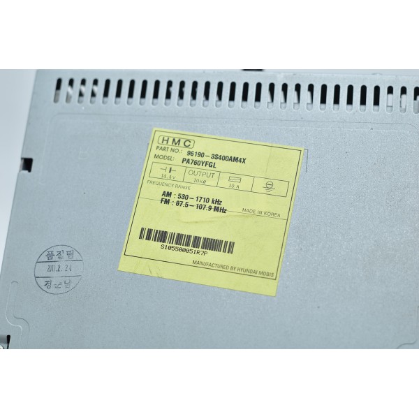 Som Radio Leitor Cd Player Sonata 2.4 2012 Descrição