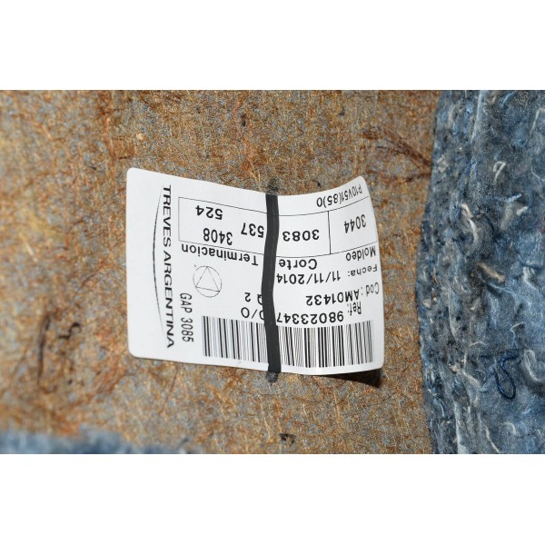 Tampao Bagagito Citroen C4 Lounge Thp 1.6 Preto