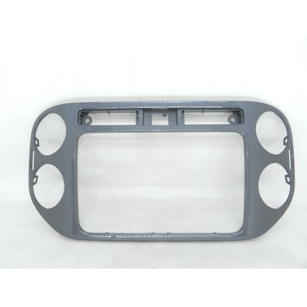 Moldura Multimidia Vw Tiguan 2.0 Tsi 13/17 Cinza