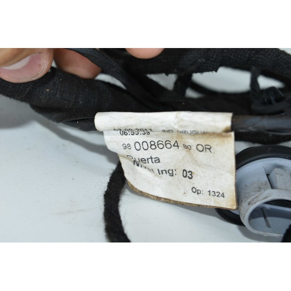 Chicote Porta Traseira Direita Peugeot 308 Thp 1.6 14