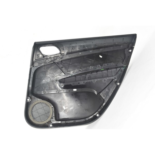 Forro De Porta Traseiro Esquerdo Peugeot 308 1.6 2014 Preto