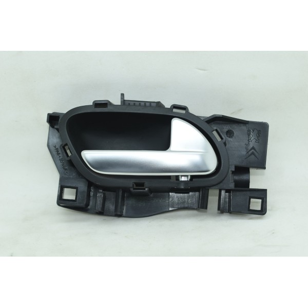 Maçaneta Interna Porta Dianteira Direita Peugeot 2008 1.6 17 Preto Dianteira