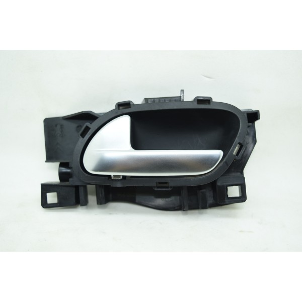 Maçaneta Interna Porta Dianteira Esquerda Peugeot 2008 1.6 Preto Dianteira