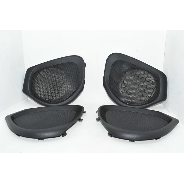 Jogo De Tela Acabamento Auto Falante Gm Onix 1.0 1.4 2017 Preto