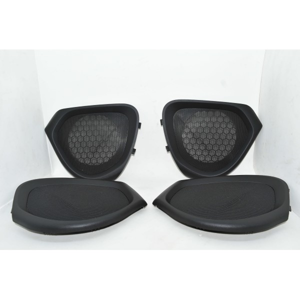 Jogo De Tela Acabamento Auto Falante Gm Onix 1.0 1.4 2017 Preto