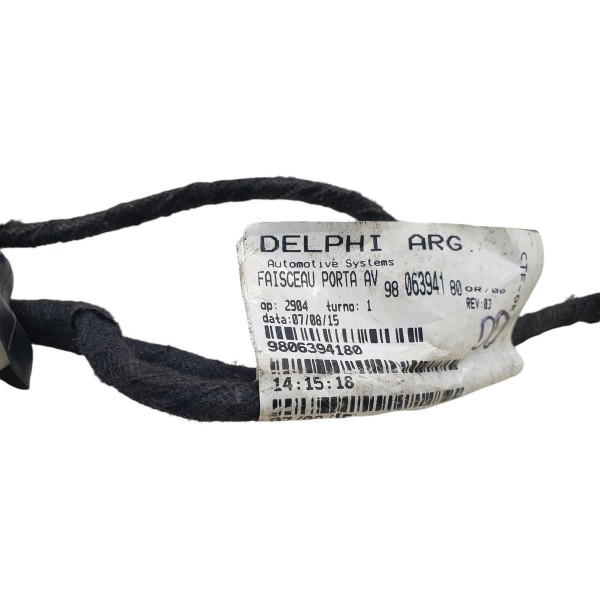 Chicote Porta Dianteira Direita C4 Lounge 1.6 Thp 2016