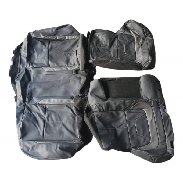 Jogo Capa Couro Banco Traseiro Original C4 Lounge 1.6 2016 Preto