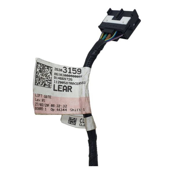 Chicote Tampa Porta Malas Gm Onix Hatch Ltz 1.0 Turbo 2020