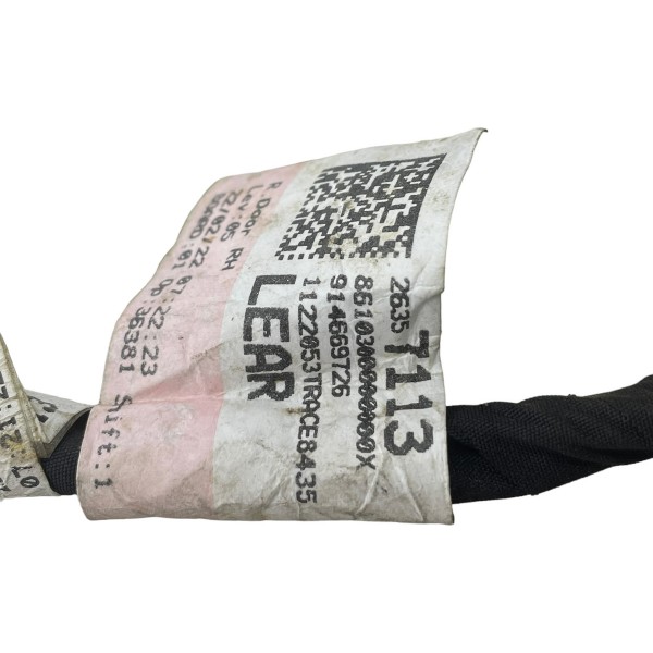 Chicote Porta Dianteira Direita Gm Onix 1.0 Turbo Ltz 2022