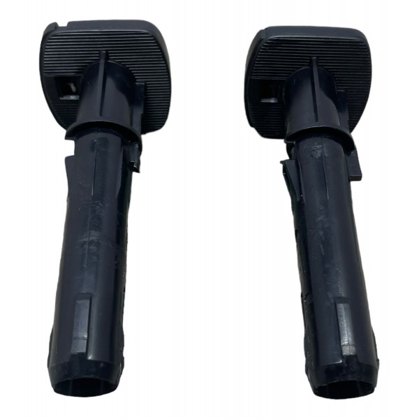 Par Guia Encosto Cabeça Traseiro Direito E Esquerdo Ka 1.0 Preto