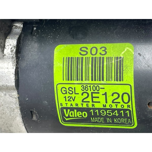 Motor Arranque Hyundai Elantra Gls 2.0 2013