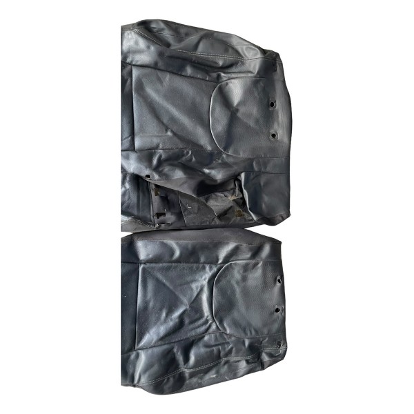 Par Capa Couro Original Banco Traseiro Elantra Gls 2.0 2013 Preto