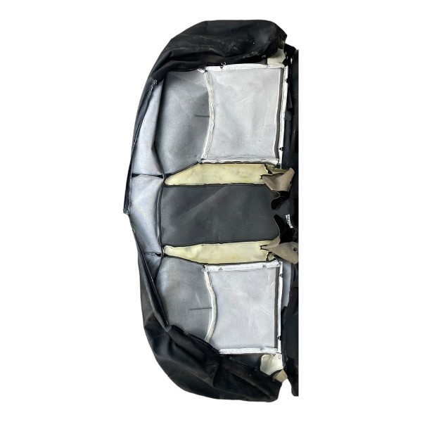 Par Capa Couro Original Banco Traseiro Elantra Gls 2.0 2013 Preto