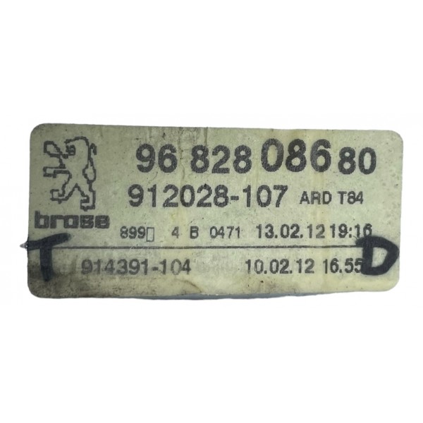 Maquina Vidro Eletrico Porta Traseira Direita 3008 Thp 2013