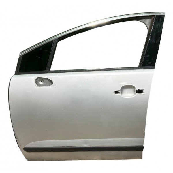 Porta Dianteira Esquerda Peugeot 3008 1.6 Thp 2013 Esquerdo Prata
