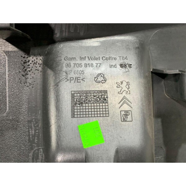 Acabamento Interno Tampa Porta Malas 3008 1.6 Thp 2013