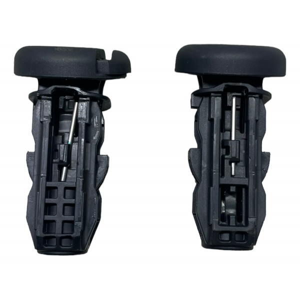 Par Guia Encosto Cabeça Traseiro Esquerdo Vw Jetta 1.4 2018 - Preto