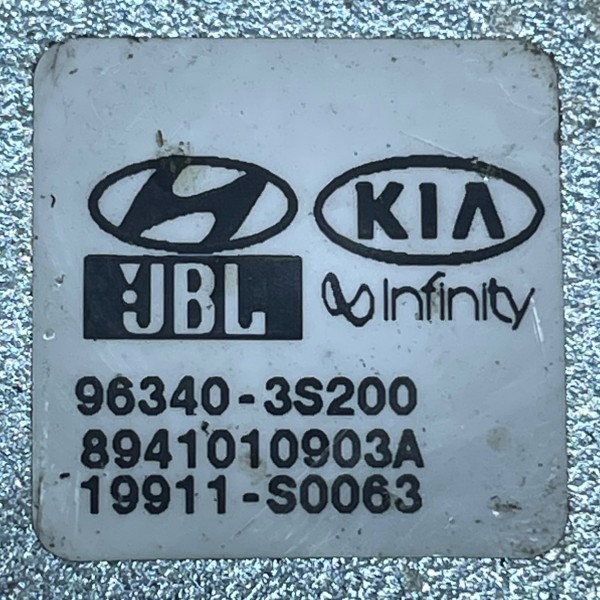 Alto Falante Porta Traseiro 5 Polegadas Hyundai Azera 3.0 13 Preto