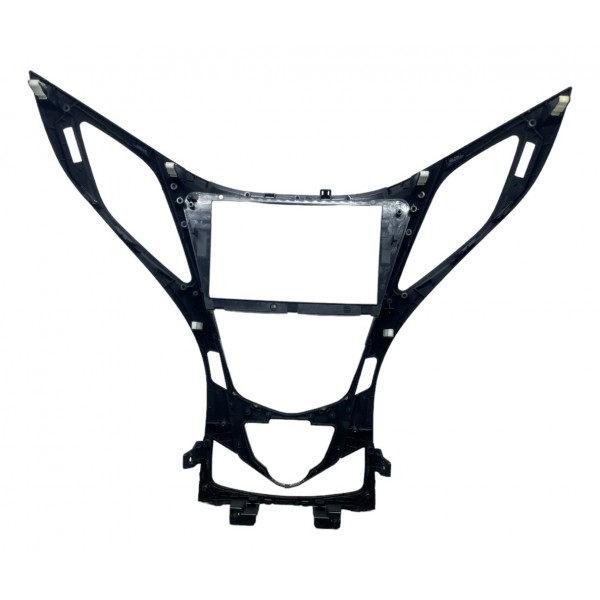 Acabamento Botão Ar Condicionado Hyundai Azera 3.0 2013 Preto / Prateado