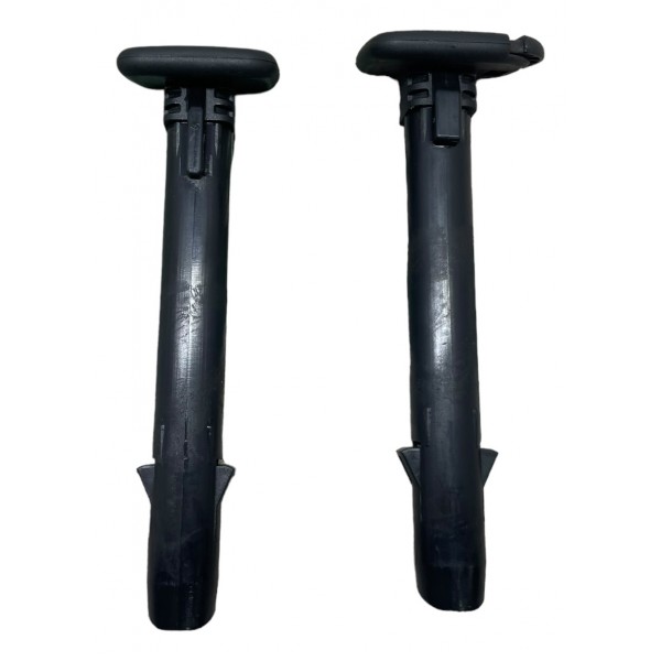 Par Guia Encosto Cabeça Banco Dianteiro / Traseiro Azera 3.0 Branco