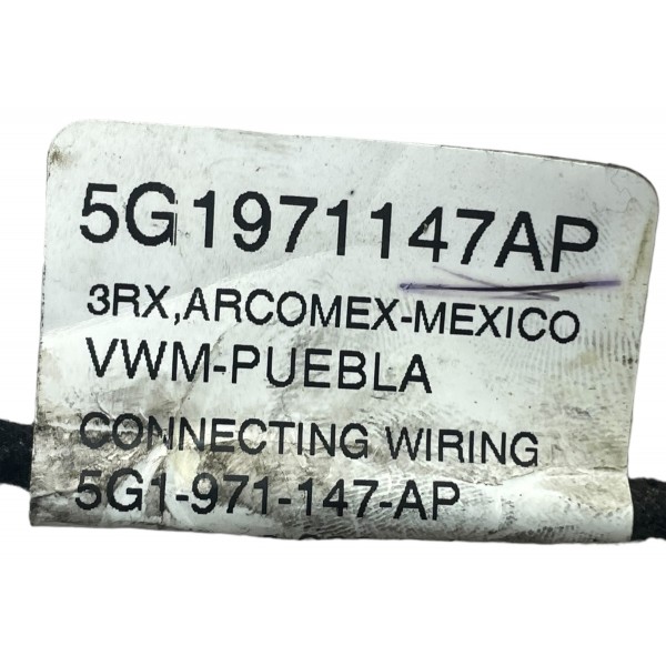 Chicote Tampa Porta Malas Vw Golf Gti 2.0 Tsi 2015