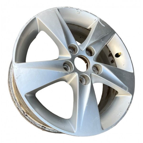 Roda Aro 16 Furação 5x114 Hyundai Elantra Gls 2.0 2013 Prata