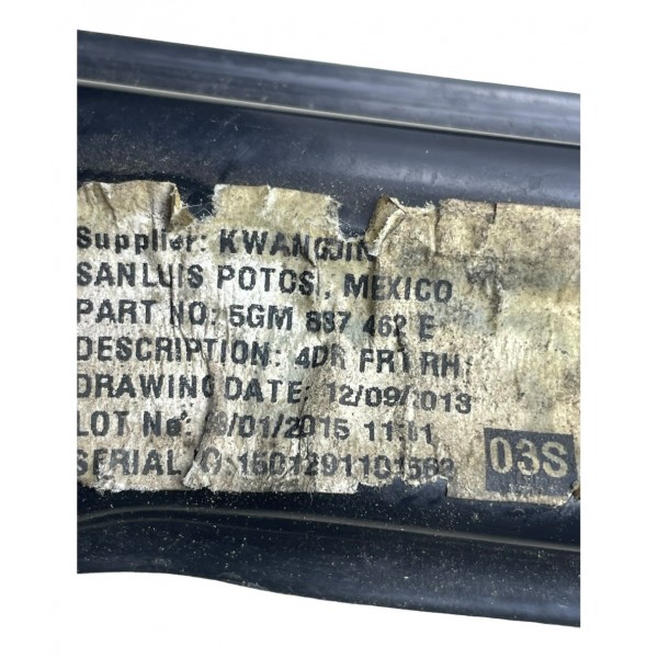 Maquina Vidro Eletrico Porta Dianteira Direita Golf Gti 2015