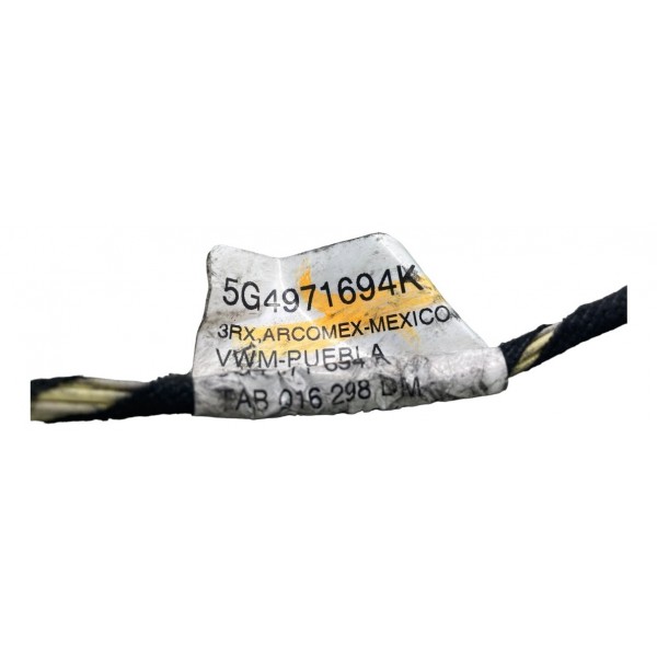 Chicote Porta Traseira Direita Vw Golf Gti 2.0 2015