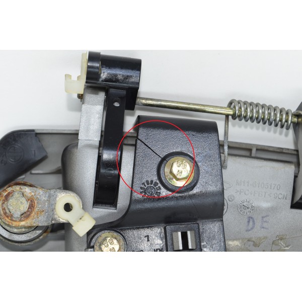 Maçaneta Dianteira Esquerda Chery Cielo 1.6 12 Descrição Preto