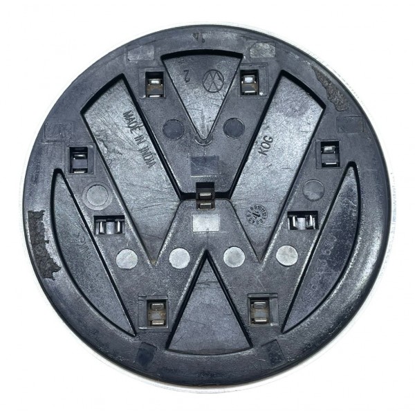 Emblema Volkswagen Tampa Traseira Porta Malas Up Take 2018 Prateado