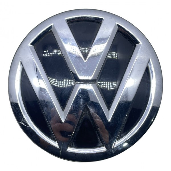 Emblema Volkswagen Tampa Traseira Porta Malas Up Take 2018 Prateado