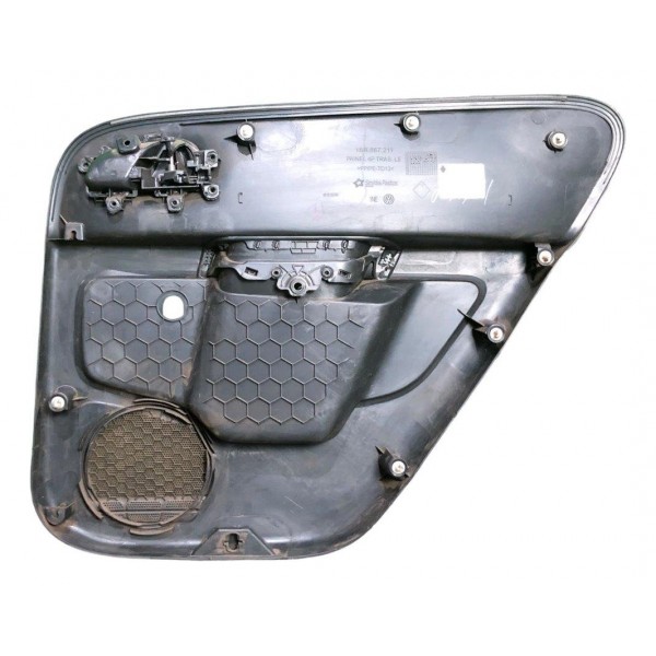 Forro Porta Traseiro Esquerdo Vw Up Take 1.0 2018 Preto