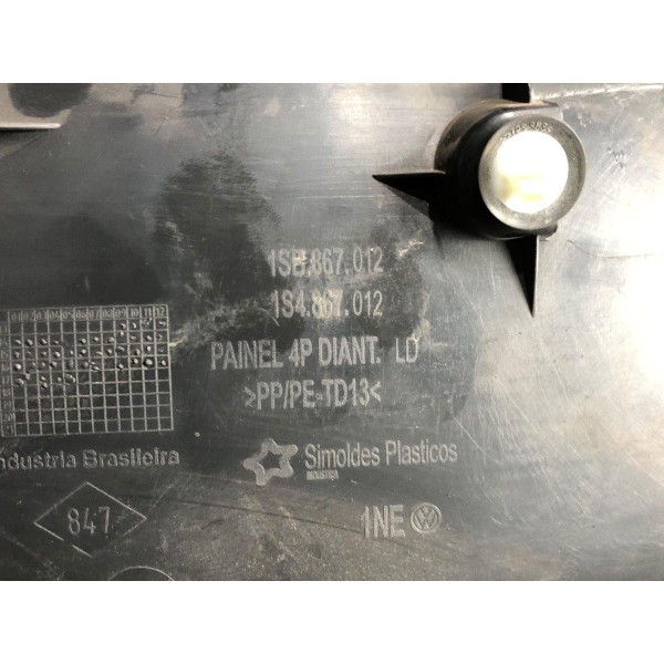 Forro Porta Dianteiro Esquerdo Vw Up Take 1.0 2018 Preto