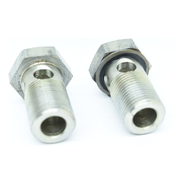 Par Parafuso Radiador Óleo Motor Lancer Evo X 2.0 2012