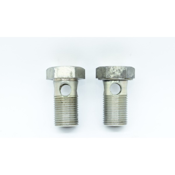 Par Parafuso Radiador Óleo Motor Lancer Evo X 2.0 2012