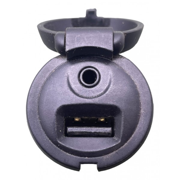 Tomada Entrada Usb Serial Auxiliar C4 Lounge 1.6 Thp 2014 Preto