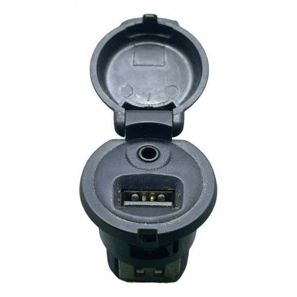 Tomada Entrada Usb Serial Auxiliar C4 Lounge 1.6 Thp 2014 Preto