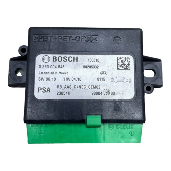 Modulo Sensor Estacionamento Citroen C4 Lounge 1.6 Thp 2014 Preto