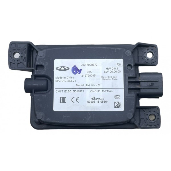 Modulo Sensor Parachoque Traseiro Direito Tiggo 8 1.6 2023 Preto