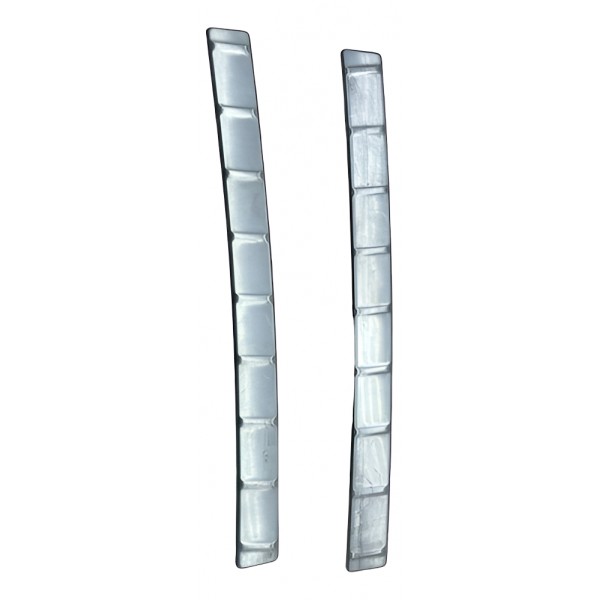 Par Friso Cromado Inferior Porta Volvo Xc40 T5h 1.5 2020 Prateado