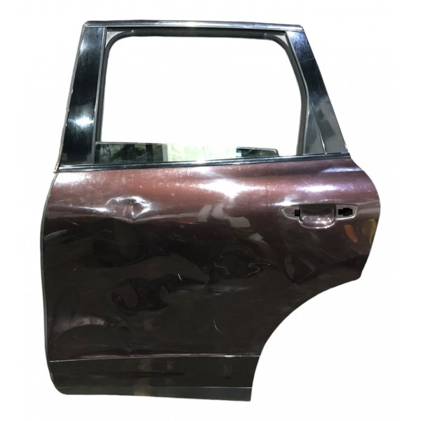 Porta Traseira Esquerda  Porsche Cayenne S 2018 Traseira Esquerdo Marrom-escuro