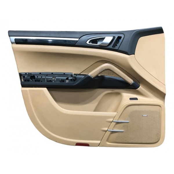 Forro Porta Dianteiro Esquerdo Porsche Cayenne S 2018 Bege